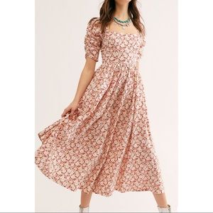 Free People She’s A Dream Floral Midi Dress